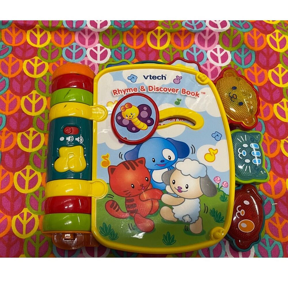 Vintage VTech Rhyme & DiscoverBook Sings - It Works